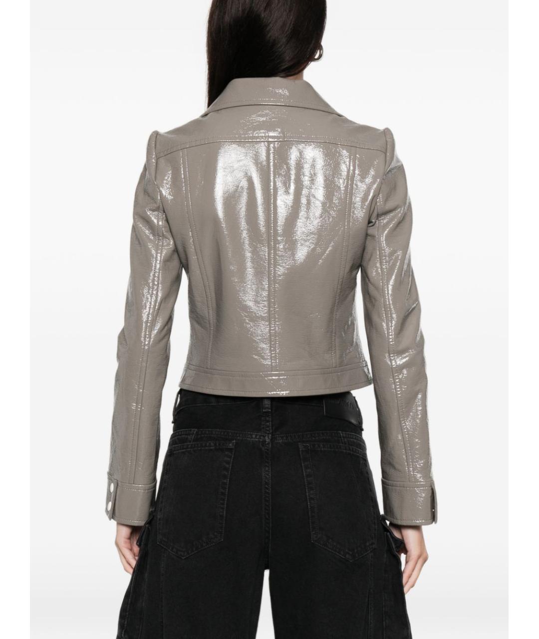 COURREGES Бежевая хлопковая куртка, фото 3