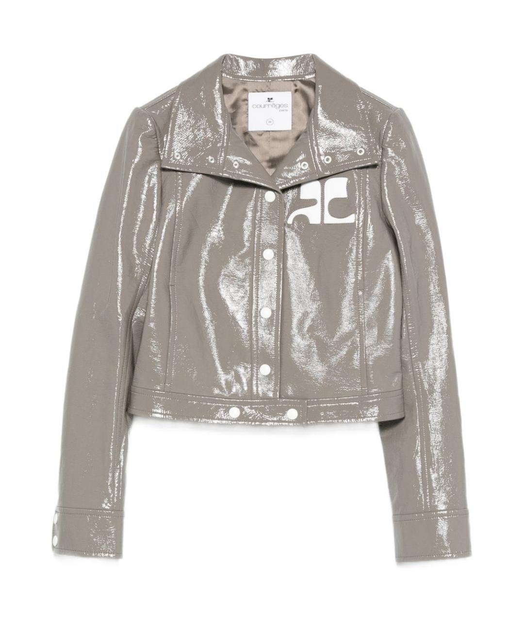 COURREGES Бежевая хлопковая куртка, фото 1