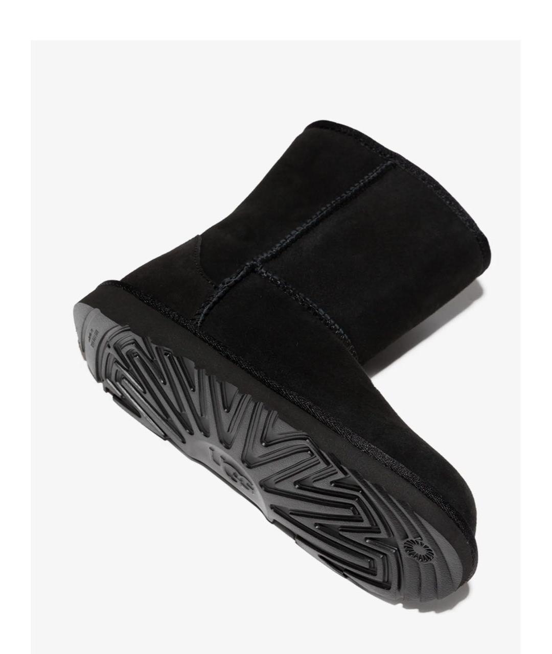 UGG AUSTRALIA Черные замшевые ботинки, фото 3