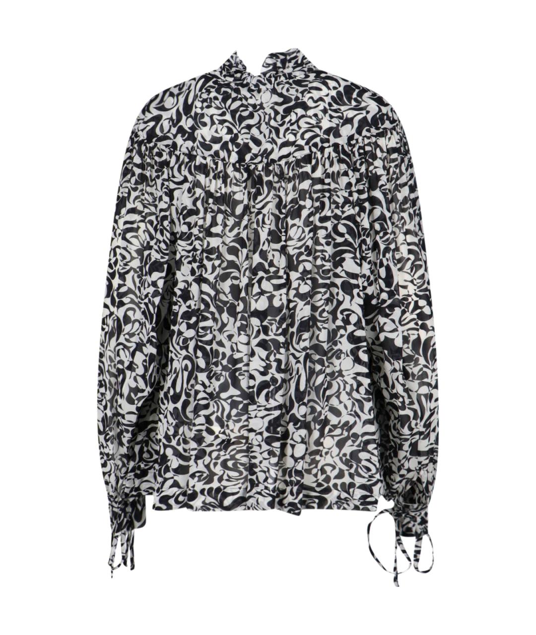 DRIES VAN NOTEN Черная вискозная рубашка, фото 2