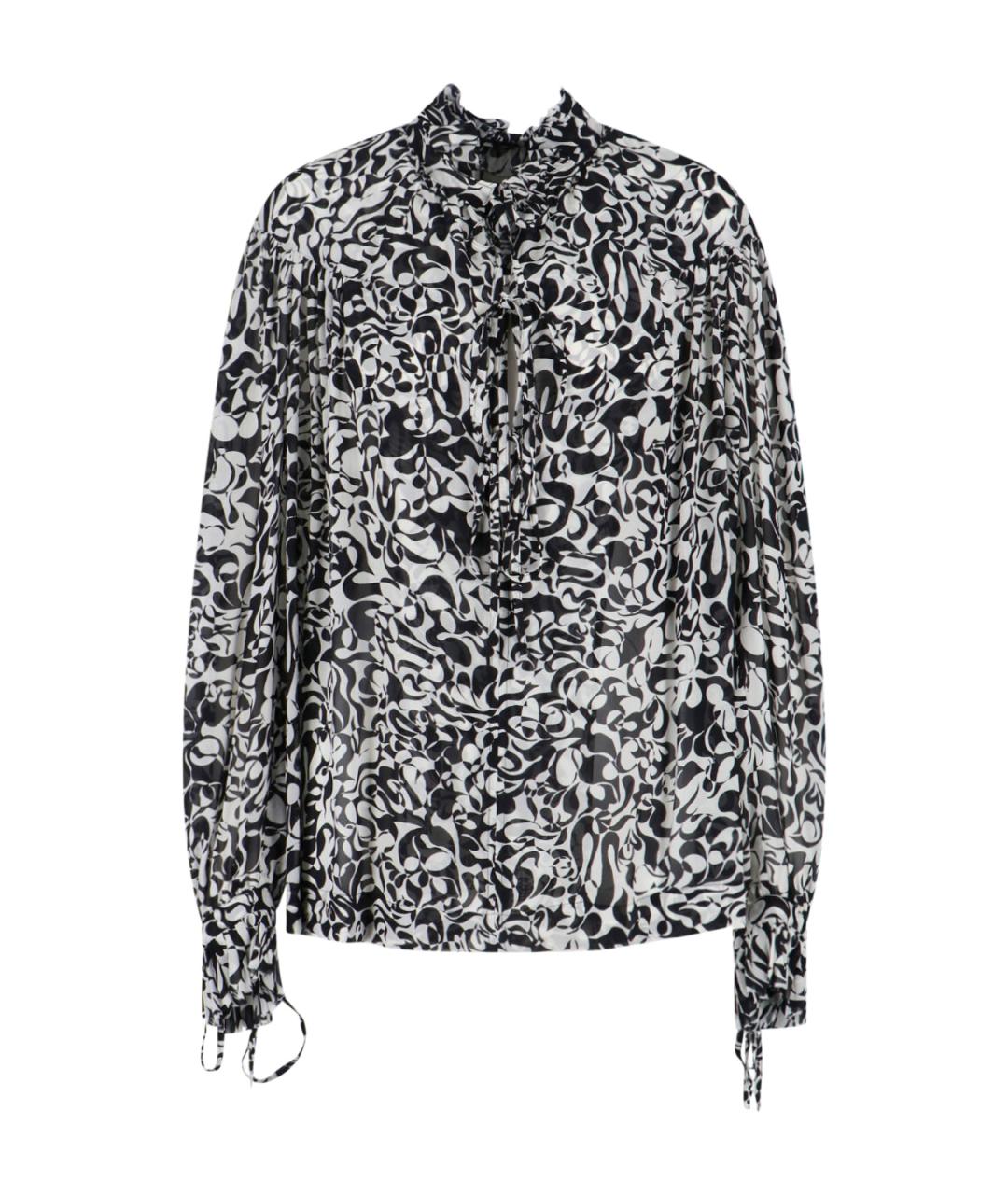 DRIES VAN NOTEN Черная вискозная рубашка, фото 1