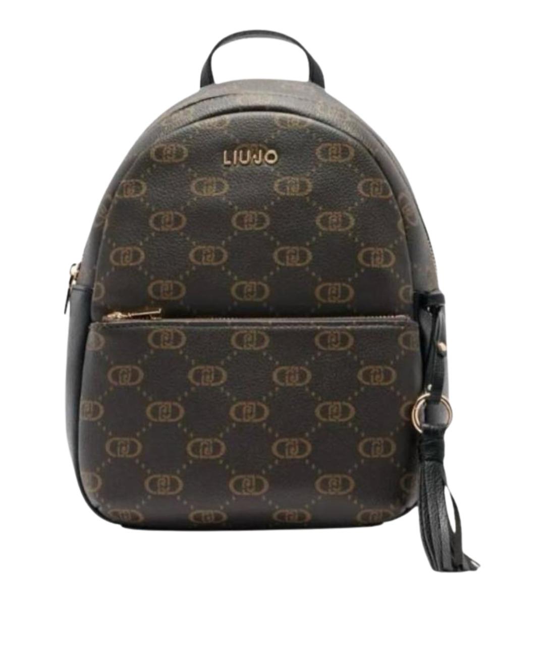 LIU JO Коричневый рюкзак из искусственной кожи, фото 1