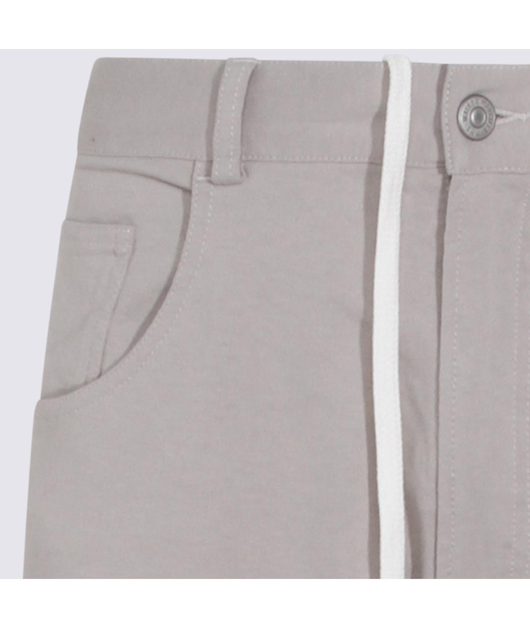 MM6 MAISON MARGIELA Серые хлопковые повседневные брюки, фото 3