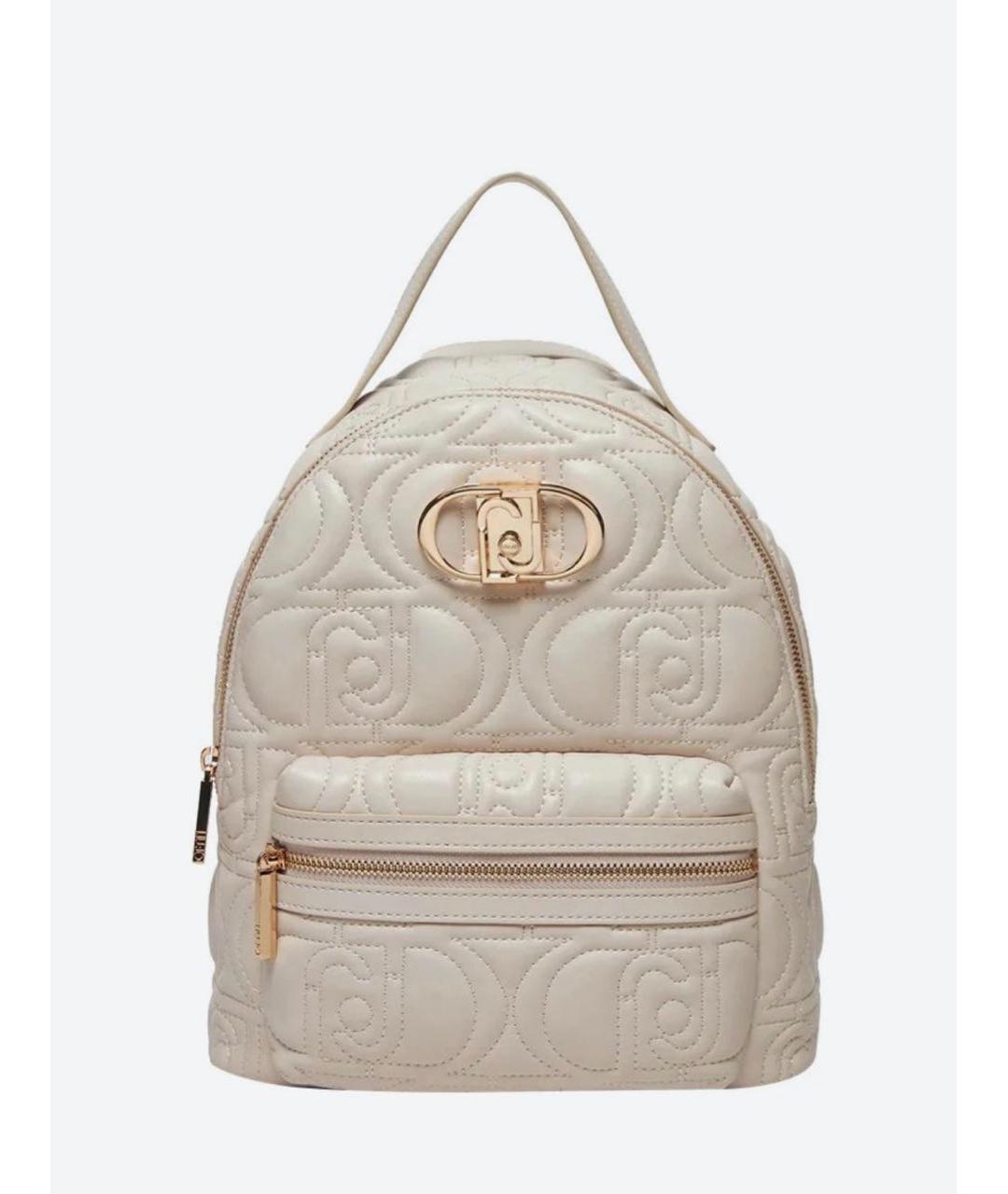 LIU JO Белый рюкзак из искусственной кожи, фото 6