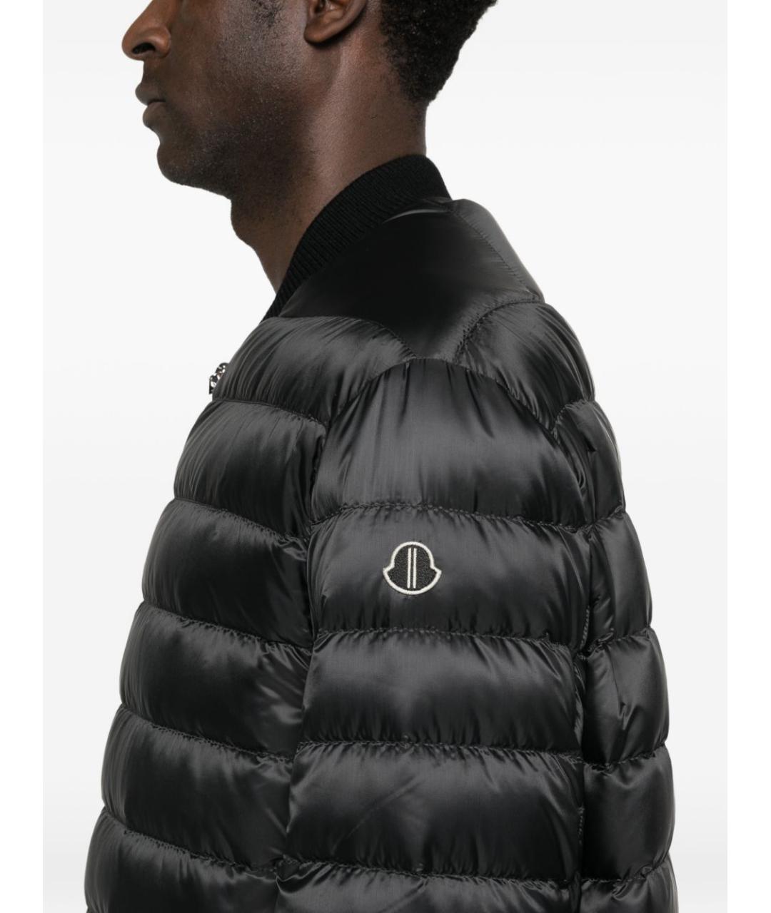 MONCLER Черная полиамидовая парка, фото 4