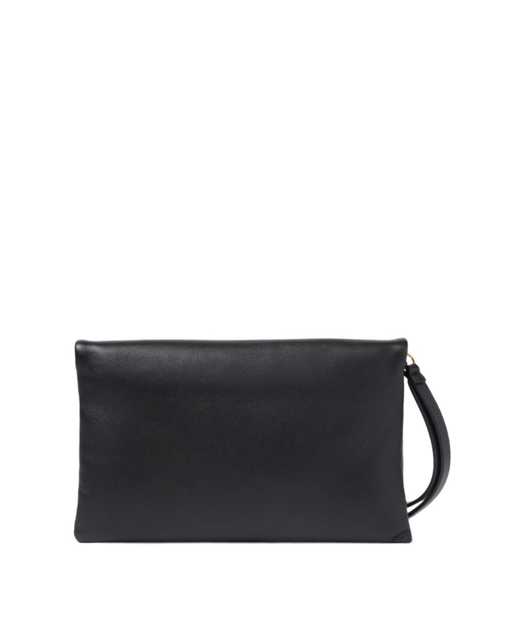 FENDI Черная кожаная сумка тоут, фото 3