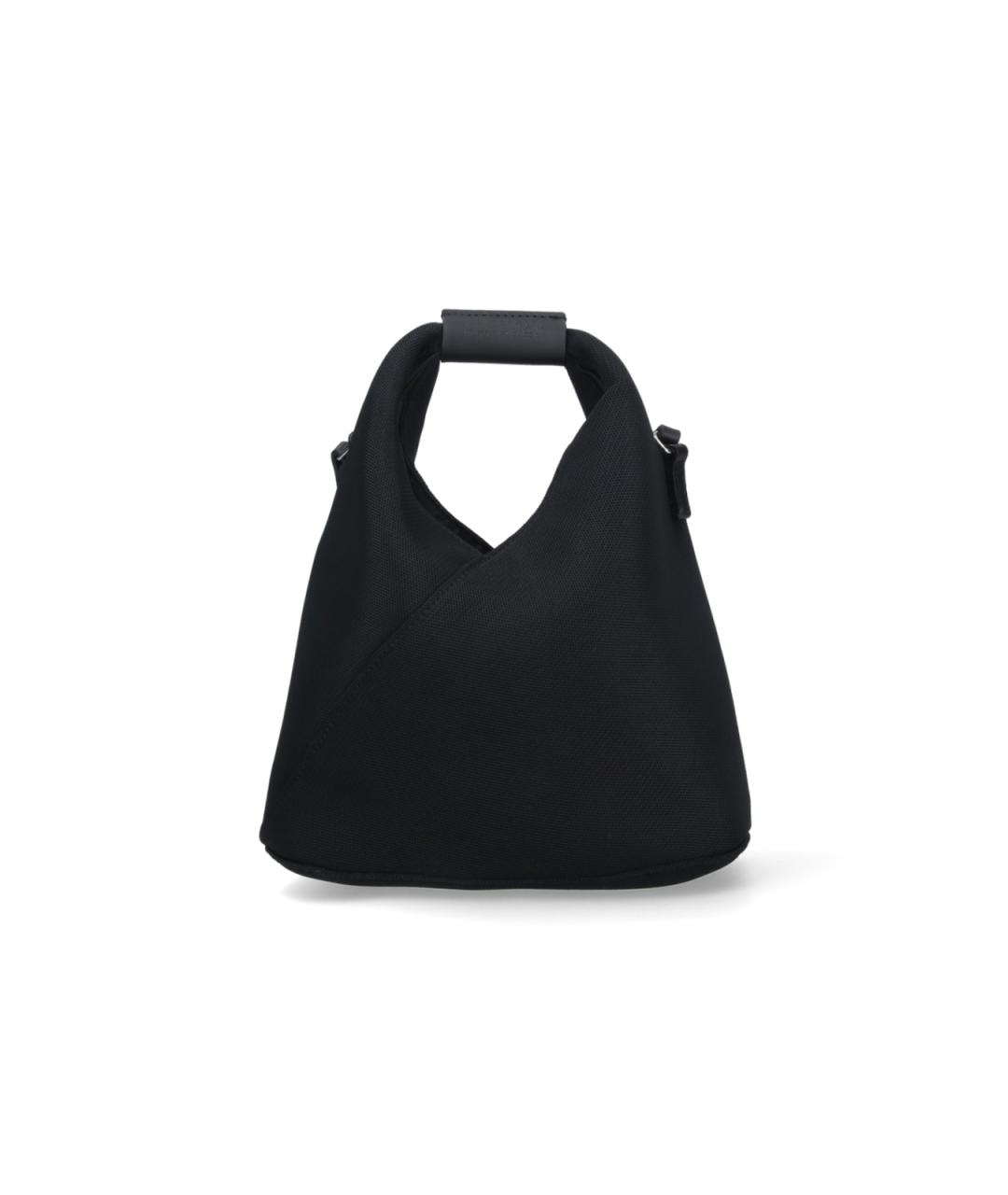 MM6 MAISON MARGIELA Черная синтетическая сумка тоут, фото 1