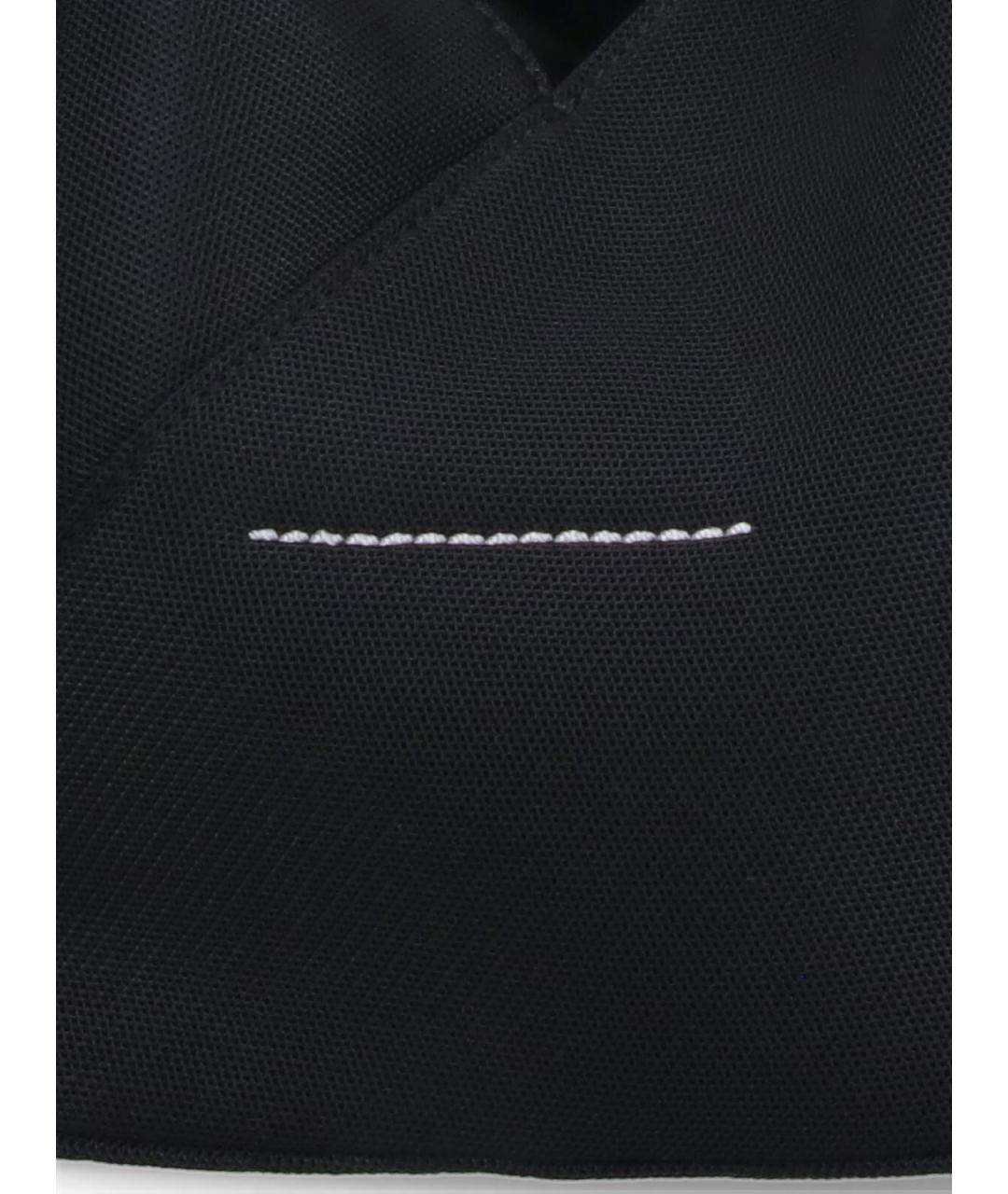 MM6 MAISON MARGIELA Черная синтетическая сумка тоут, фото 4