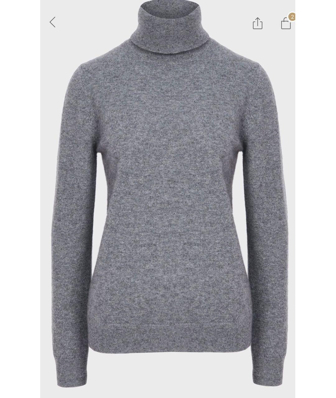 12 STOREEZ Серая кашемировая водолазка, фото 6