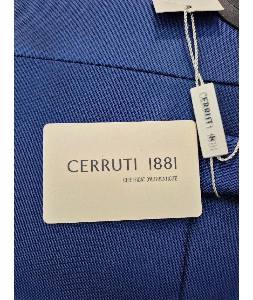 CERRUTI 1881 Синий тканевый чемодан, фото 7