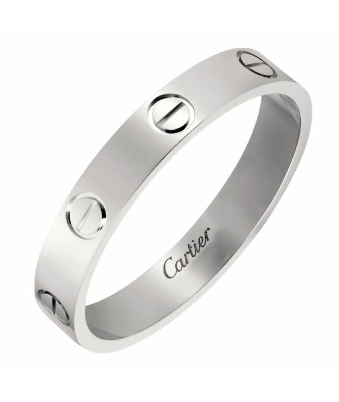 CARTIER Серебряное кольцо из белого золота, фото 1