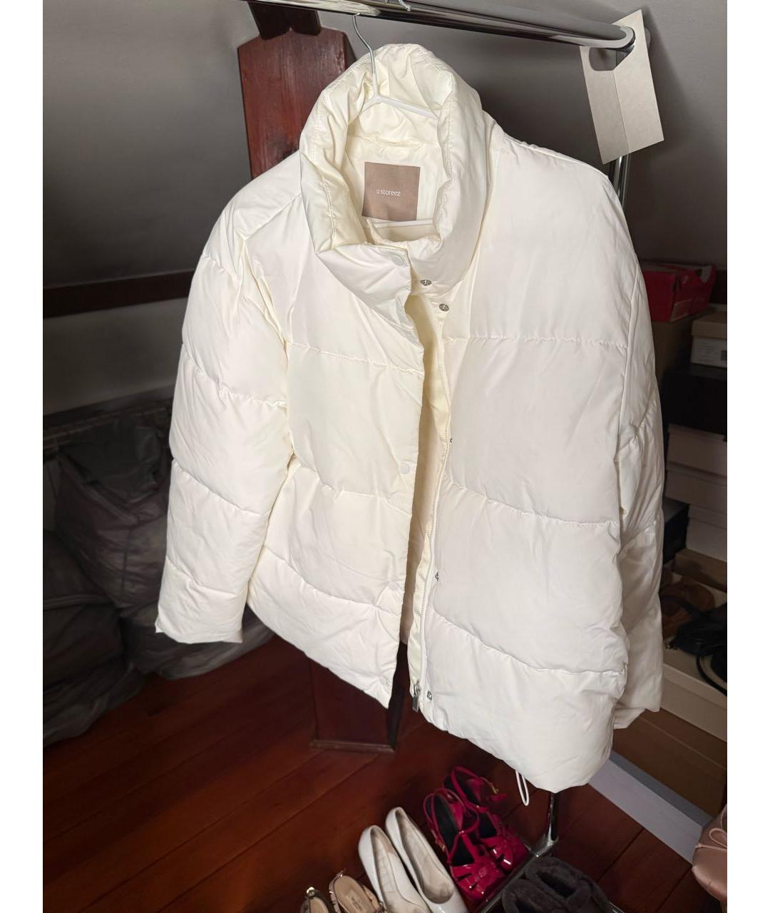12 STOREEZ Белый пуховик, фото 2