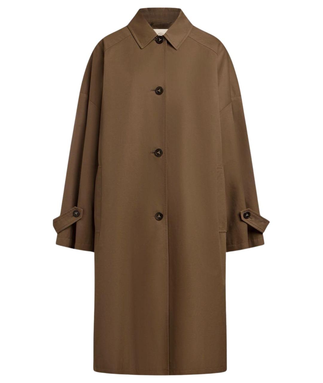 12 STOREEZ Коричневый шерстяной тренч/плащ, фото 1
