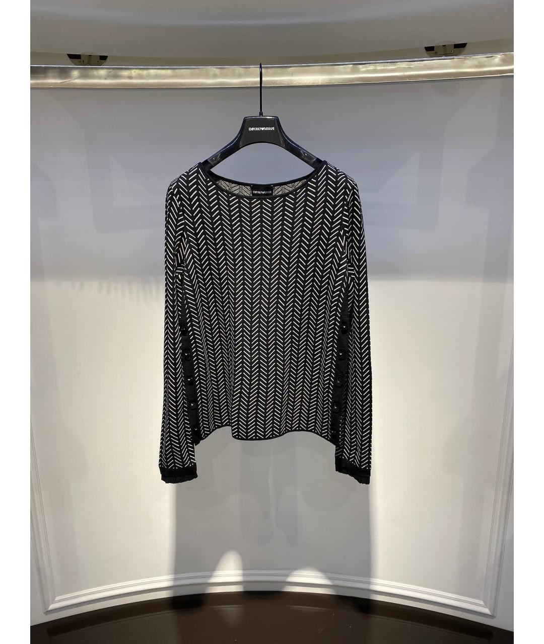 EMPORIO ARMANI Серый шерстяной джемпер / свитер, фото 4