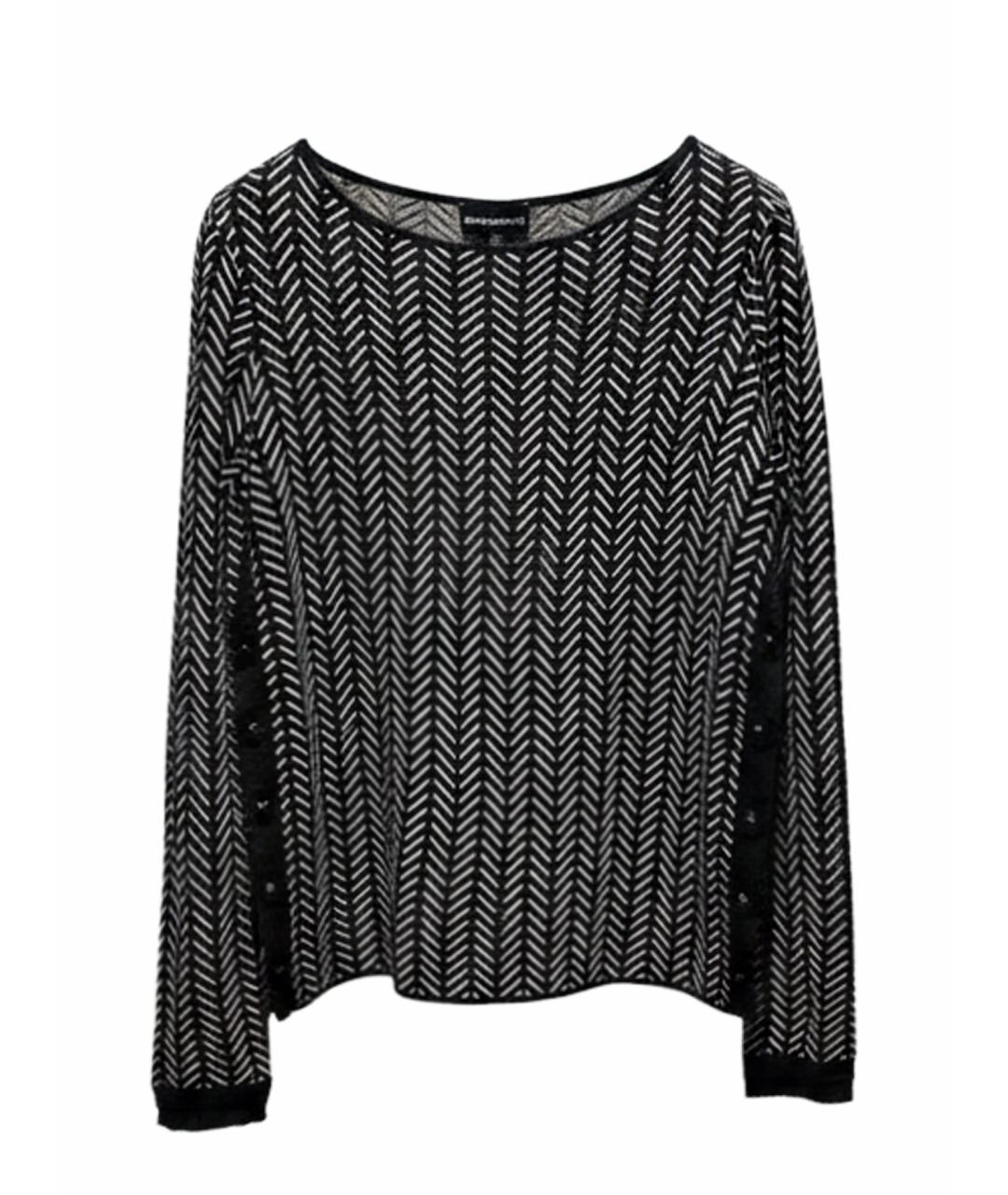 EMPORIO ARMANI Серый шерстяной джемпер / свитер, фото 1