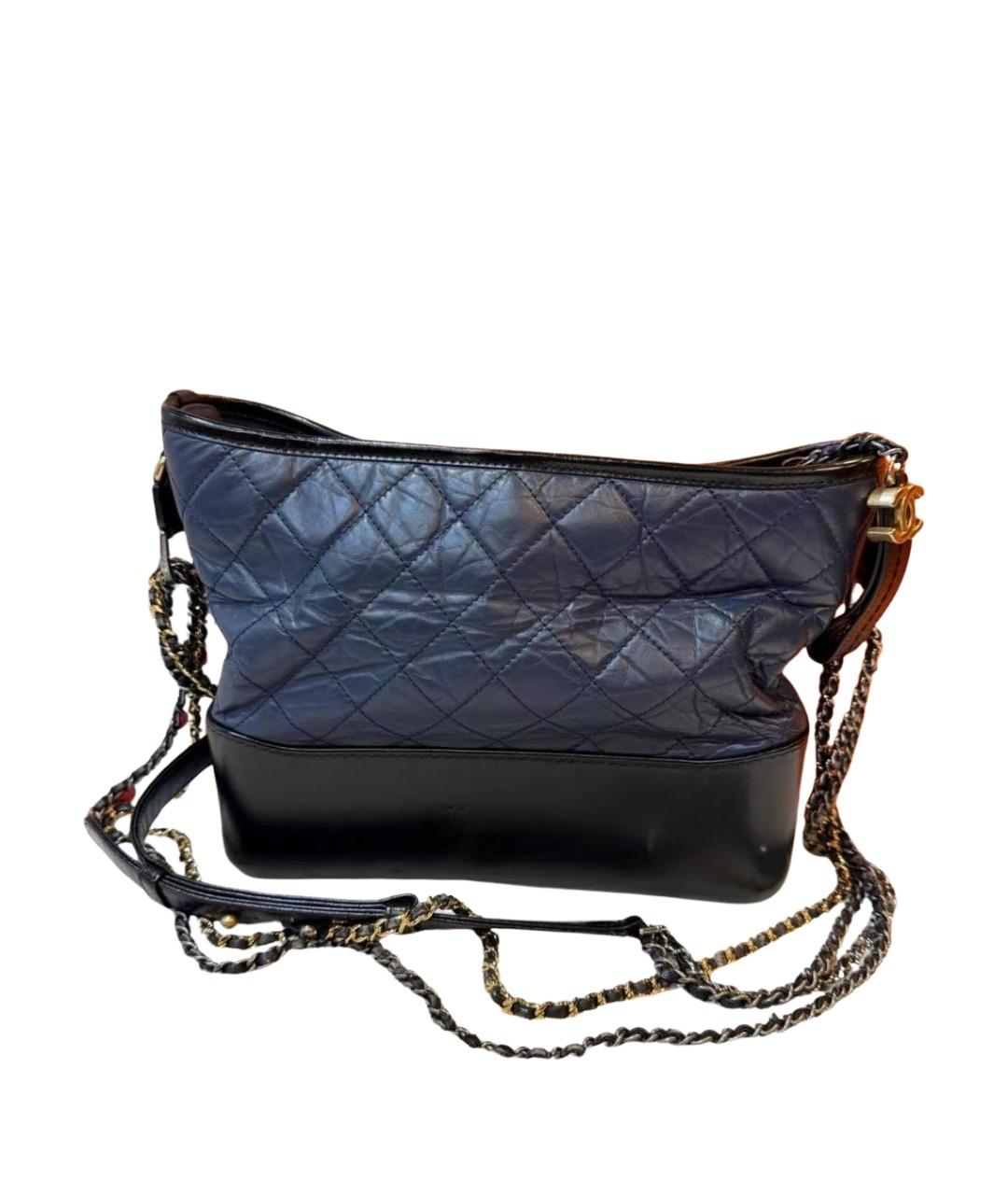 CHANEL Синяя кожаная сумка тоут, фото 1