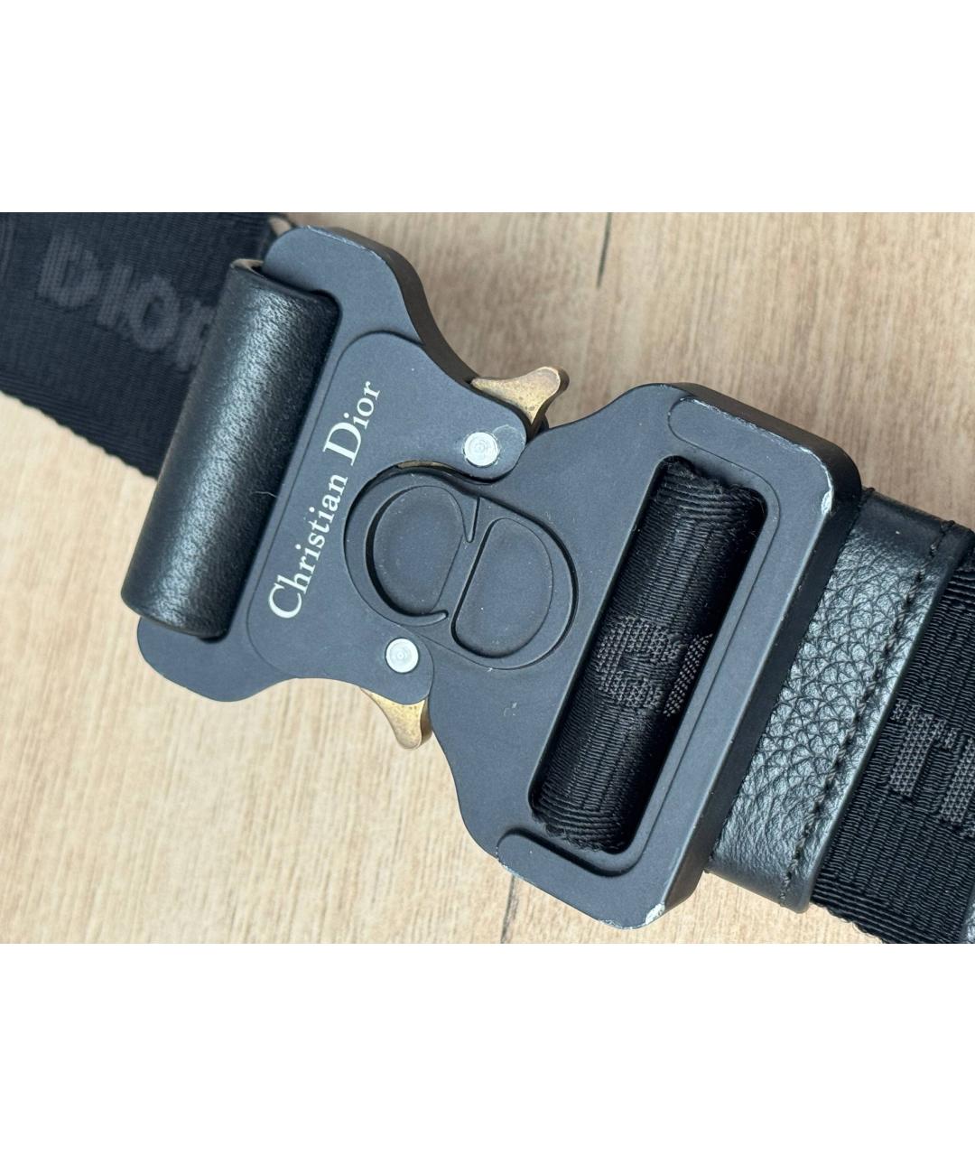 CHRISTIAN DIOR Бежевая деним поясная сумка, фото 4