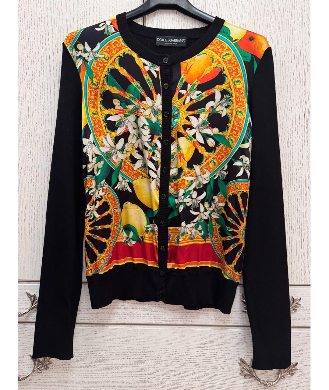 DOLCE&GABBANA Мульти шерстяной кардиган, фото 2