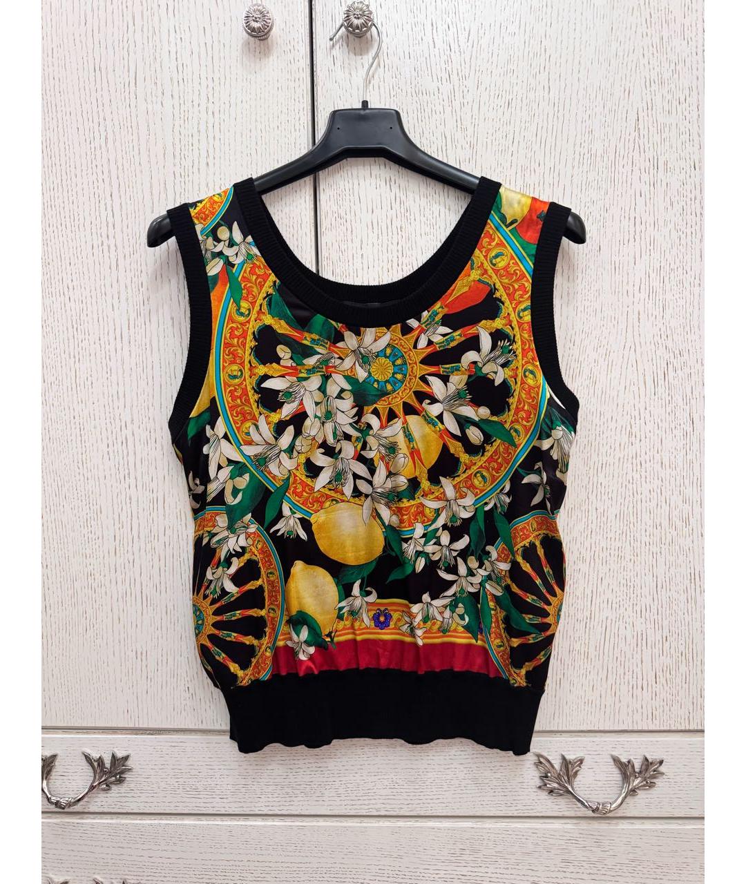 DOLCE&GABBANA Мульти шерстяной кардиган, фото 3