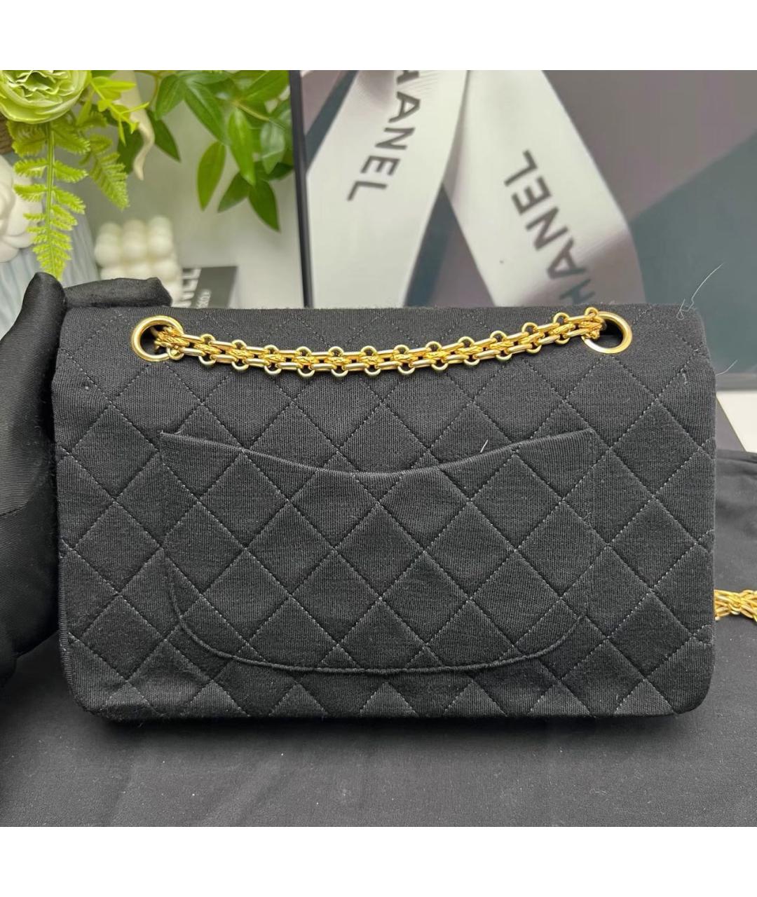 CHANEL Черная кожаная сумка через плечо, фото 2