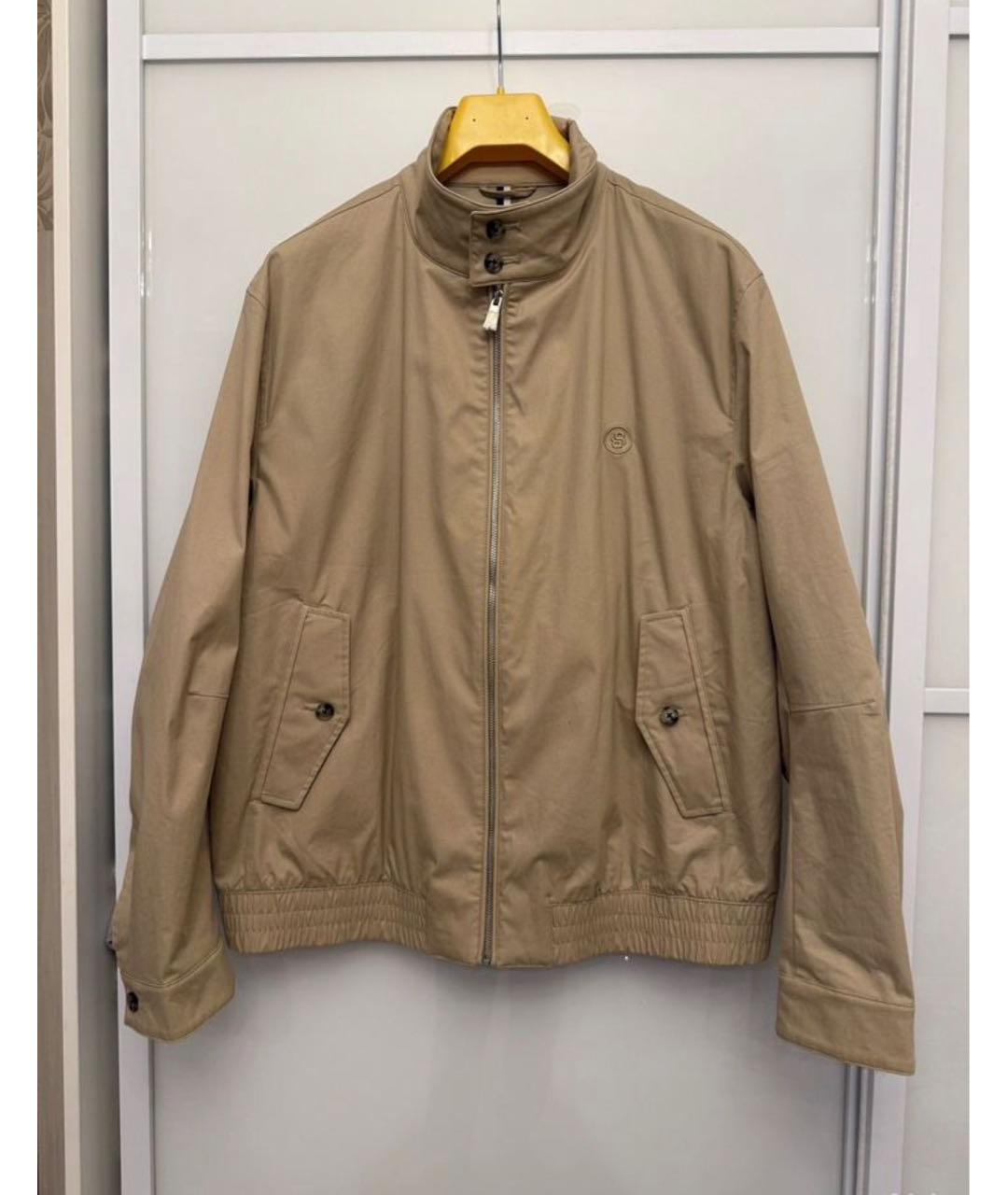 HUGO BOSS Бежевая хлопковая куртка, фото 9