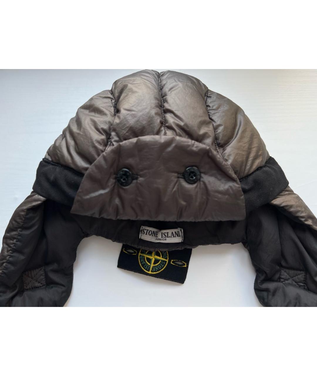 STONE ISLAND Серебряная шапка, фото 3