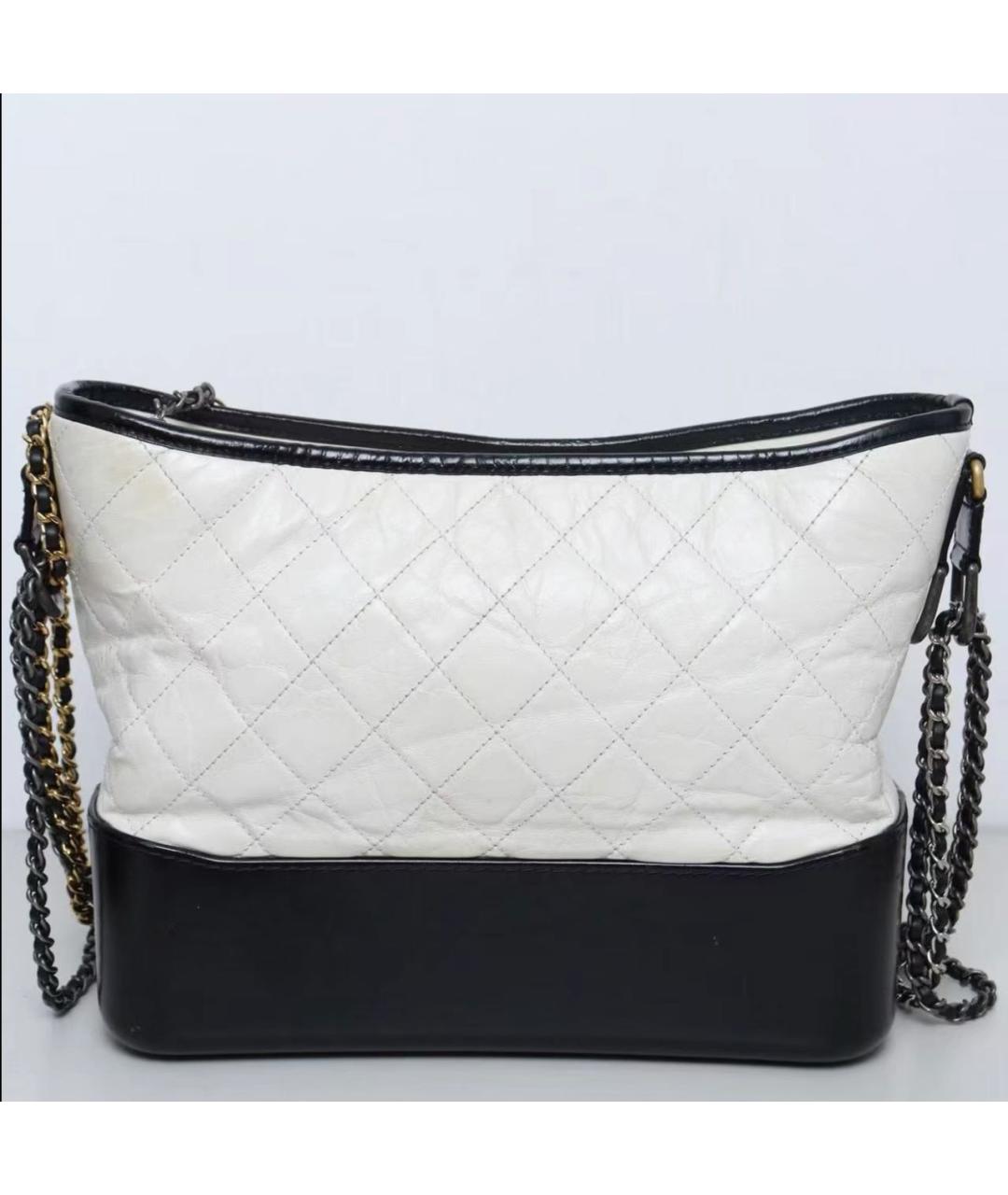 CHANEL Белая кожаная сумка тоут, фото 2