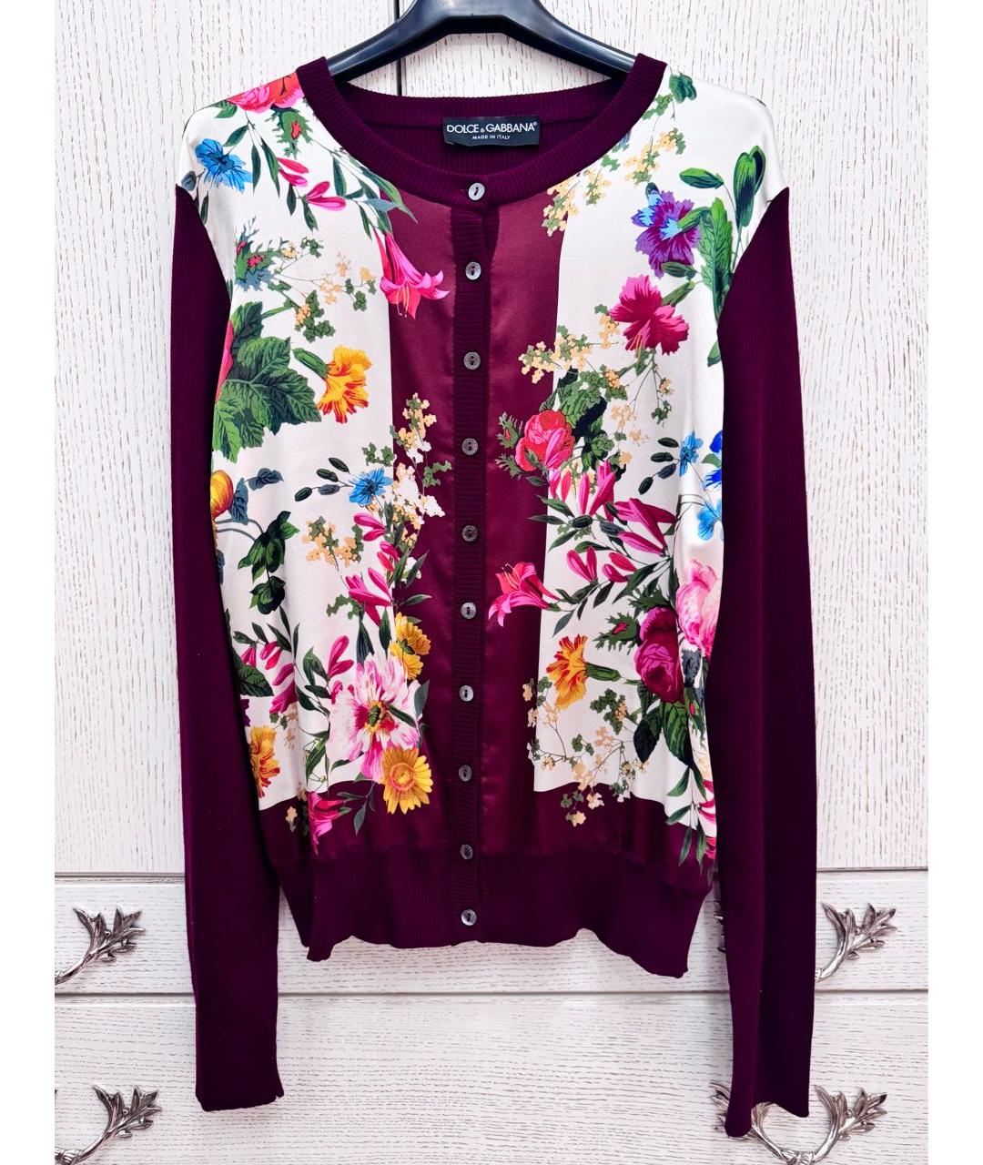 DOLCE&GABBANA Мульти шерстяной кардиган, фото 2
