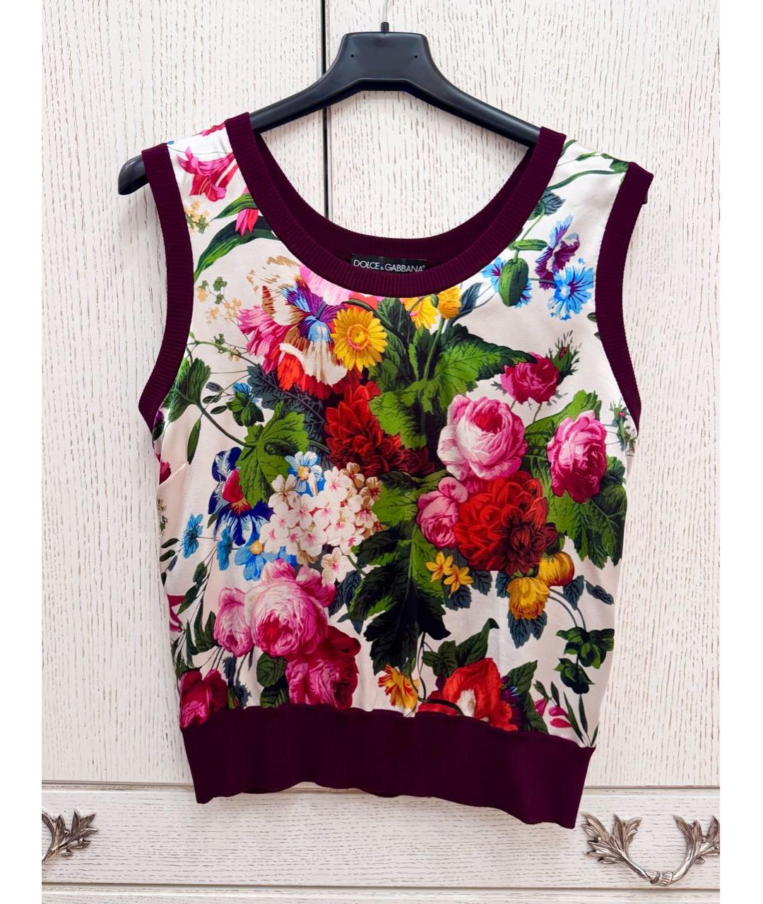 DOLCE&GABBANA Мульти шерстяной кардиган, фото 3