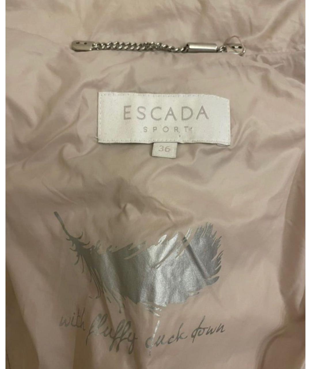 ESCADA Розовый полиамидовый жилет, фото 5