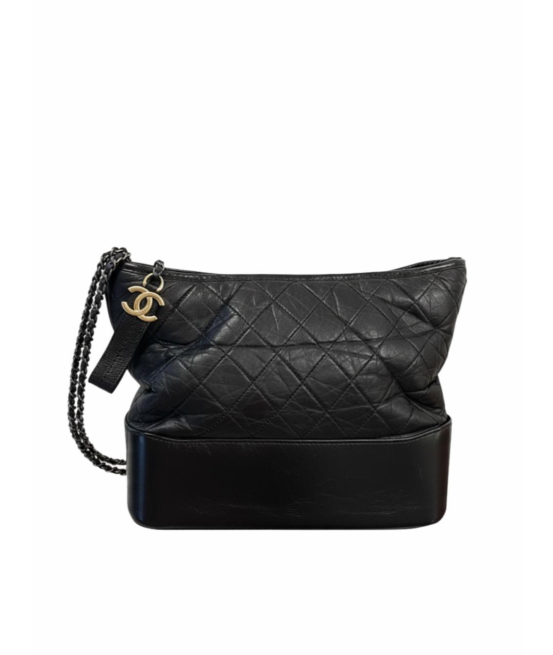 CHANEL Черная кожаная сумка тоут, фото 1