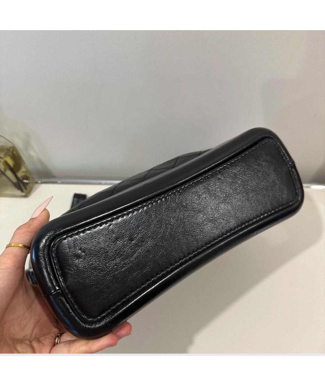 CHANEL Черная кожаная сумка тоут, фото 6