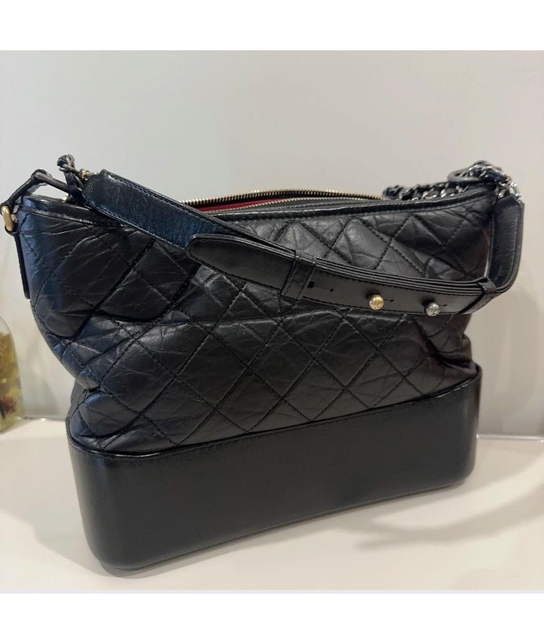 CHANEL Черная кожаная сумка тоут, фото 2