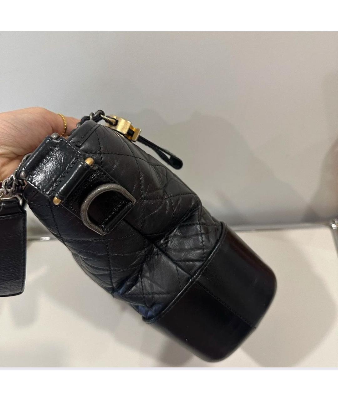 CHANEL Черная кожаная сумка тоут, фото 4