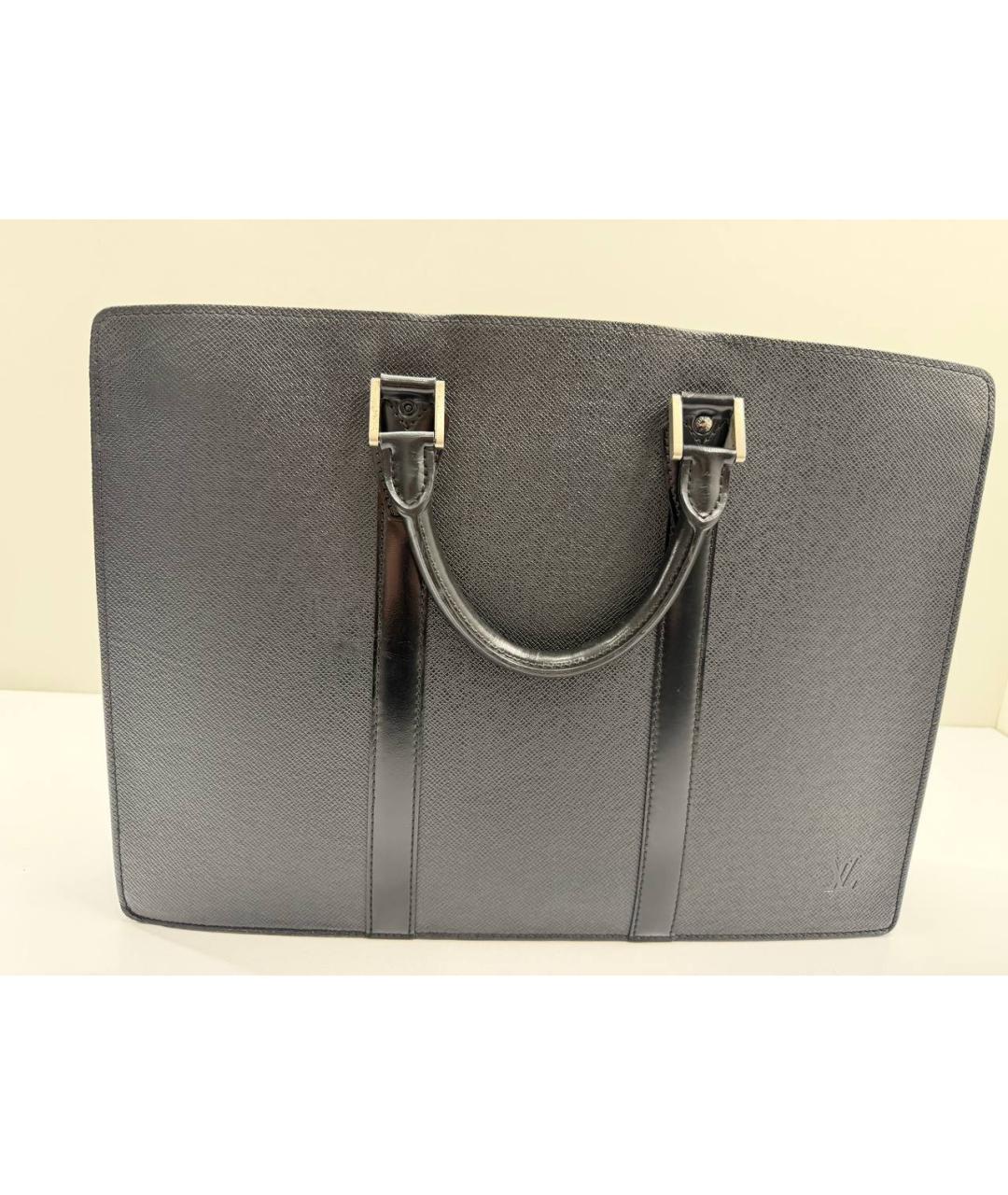 LOUIS VUITTON Черный портфель из лакированной кожи, фото 2