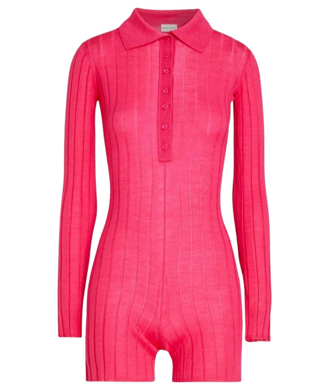 MAGDA BUTRYM Розовый кашемировый комбинезон, фото 1