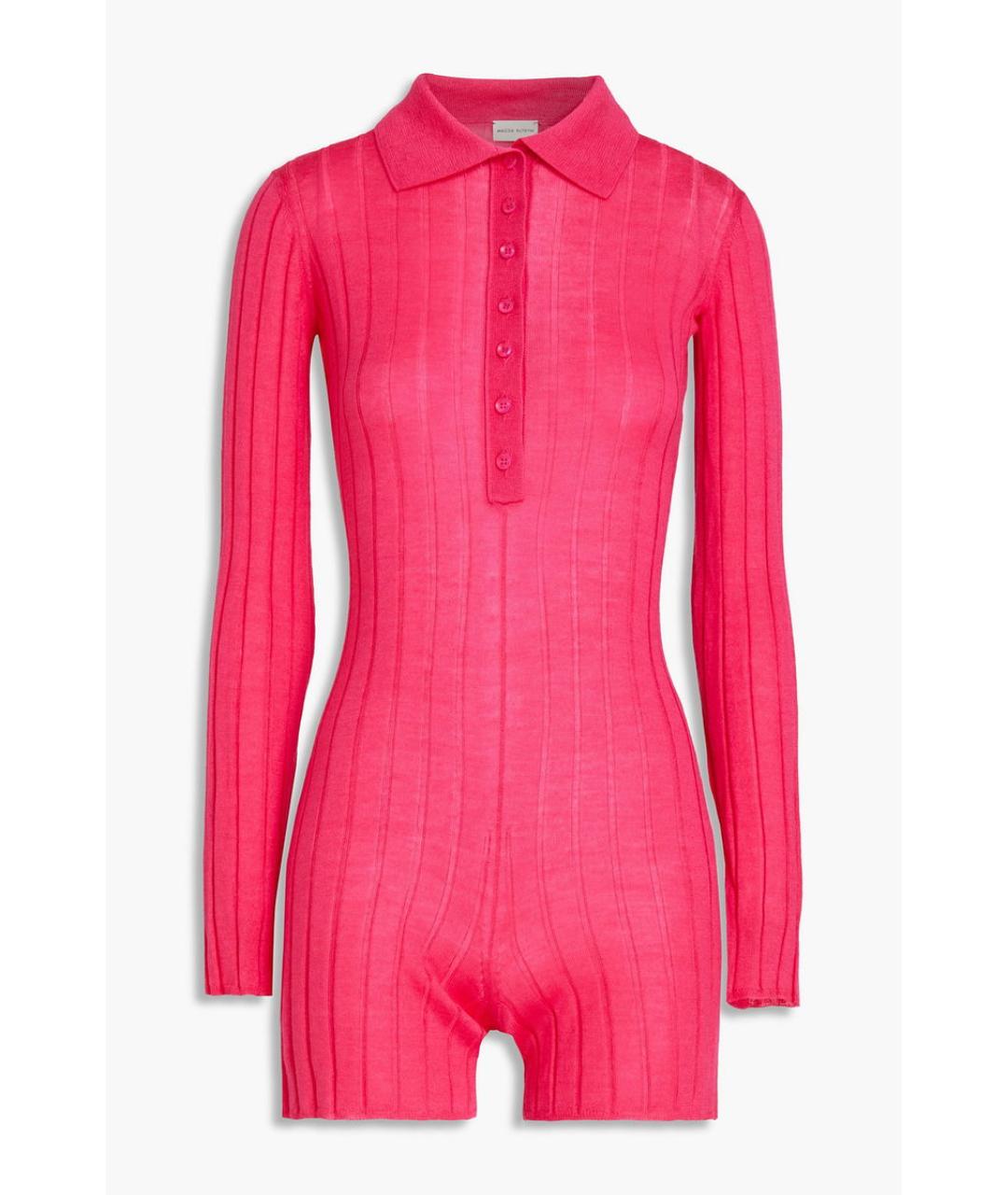 MAGDA BUTRYM Розовый кашемировый комбинезон, фото 7