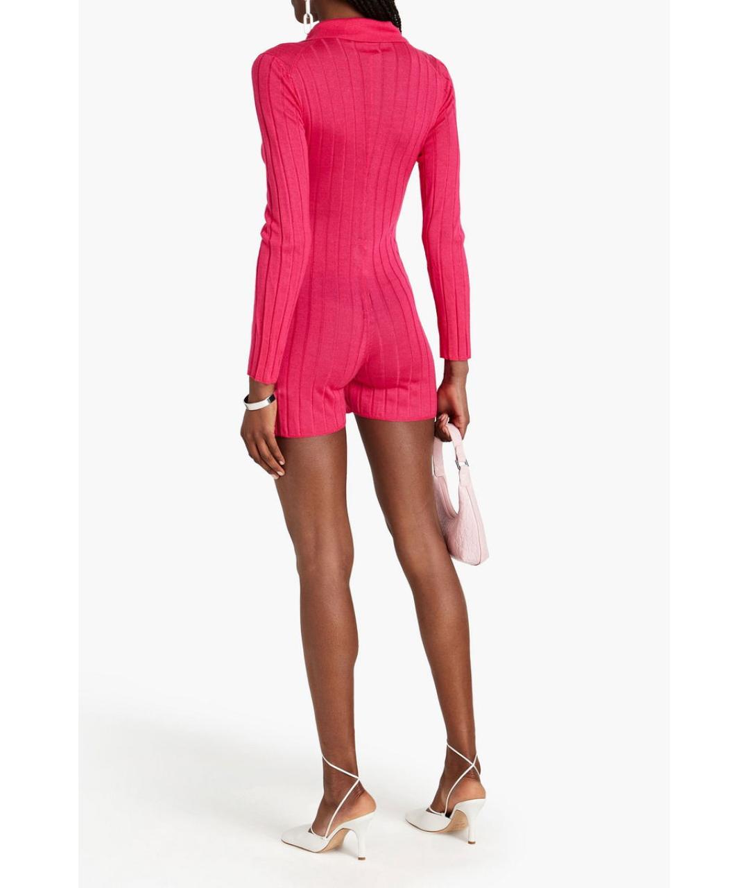 MAGDA BUTRYM Розовый кашемировый комбинезон, фото 3