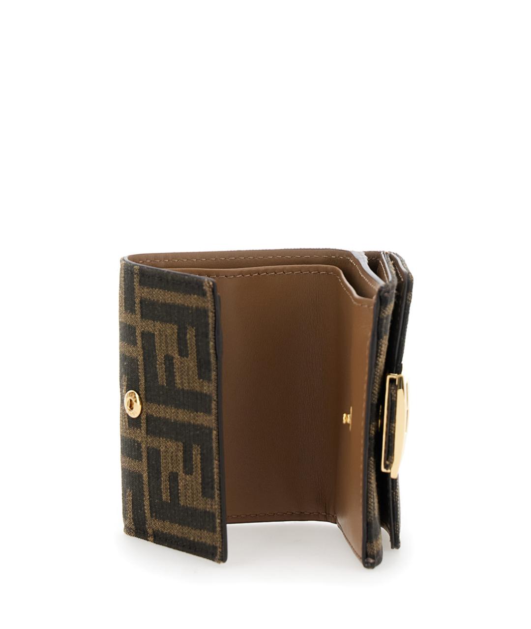 FENDI Коричневый кошелек, фото 3