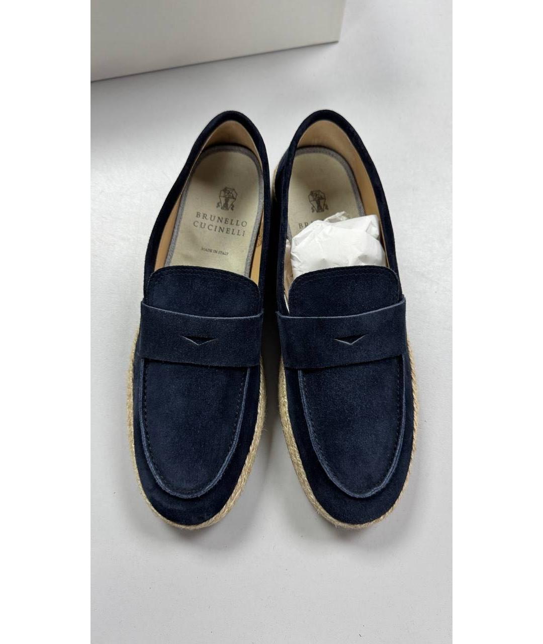 BRUNELLO CUCINELLI Темно-синие эспадрильи, фото 3