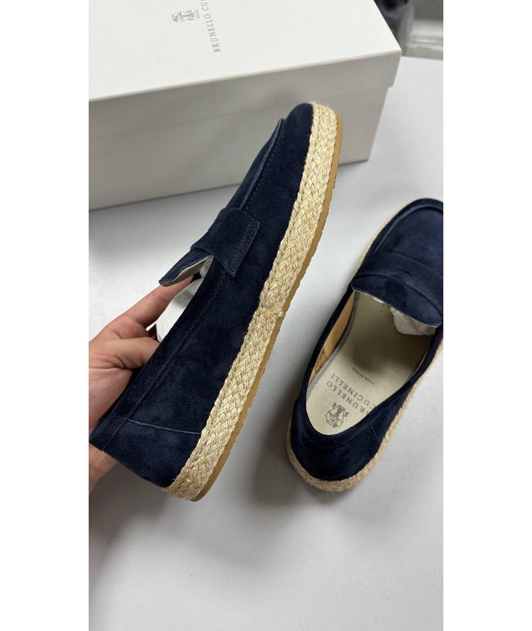 BRUNELLO CUCINELLI Темно-синие эспадрильи, фото 5