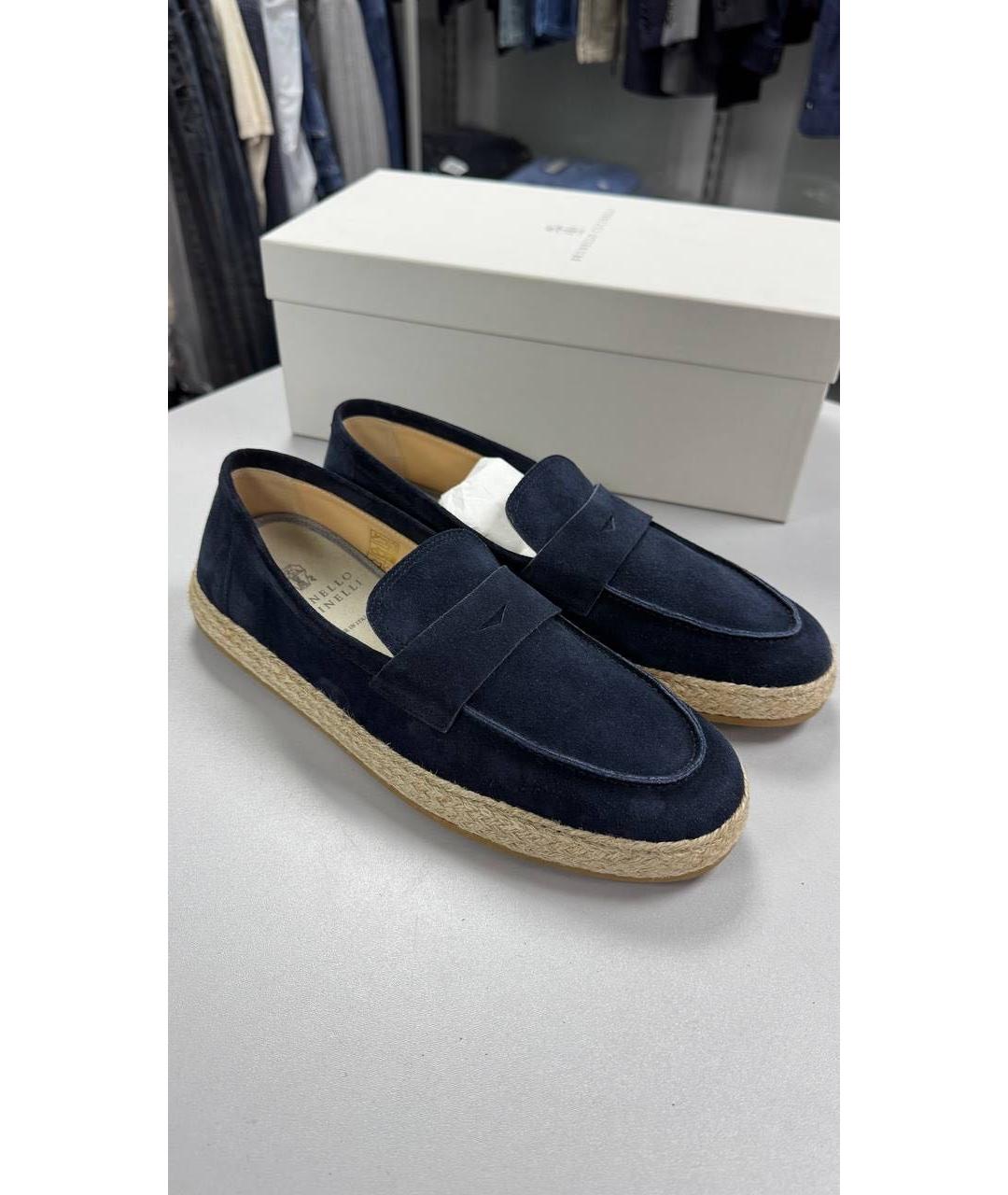 BRUNELLO CUCINELLI Темно-синие эспадрильи, фото 2