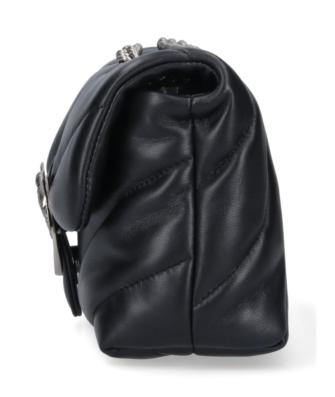 PINKO Черная кожаная сумка через плечо, фото 5
