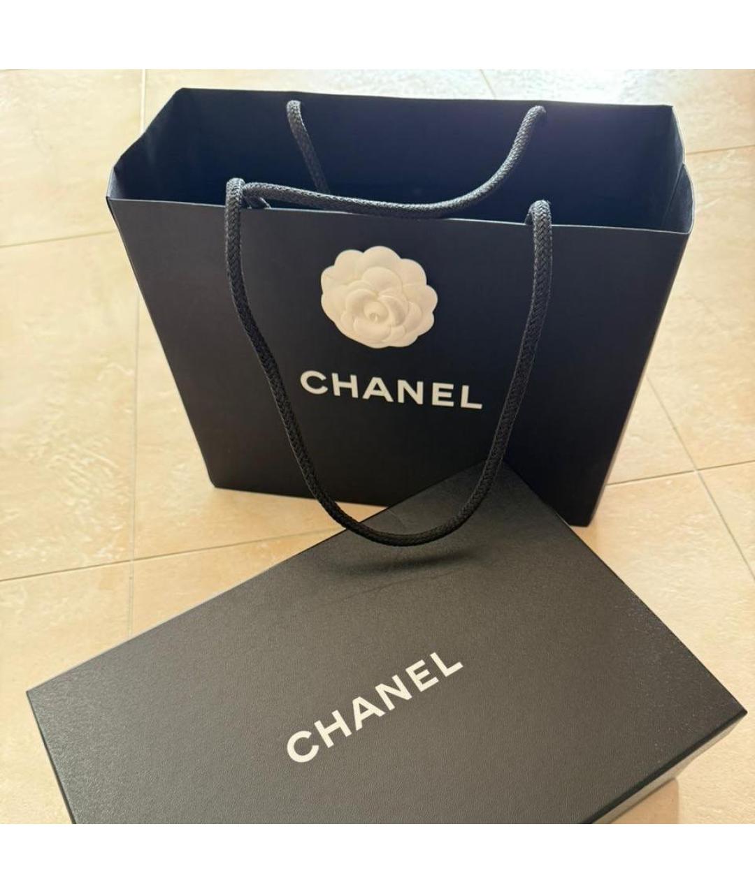 CHANEL Черные замшевые балетки, фото 4