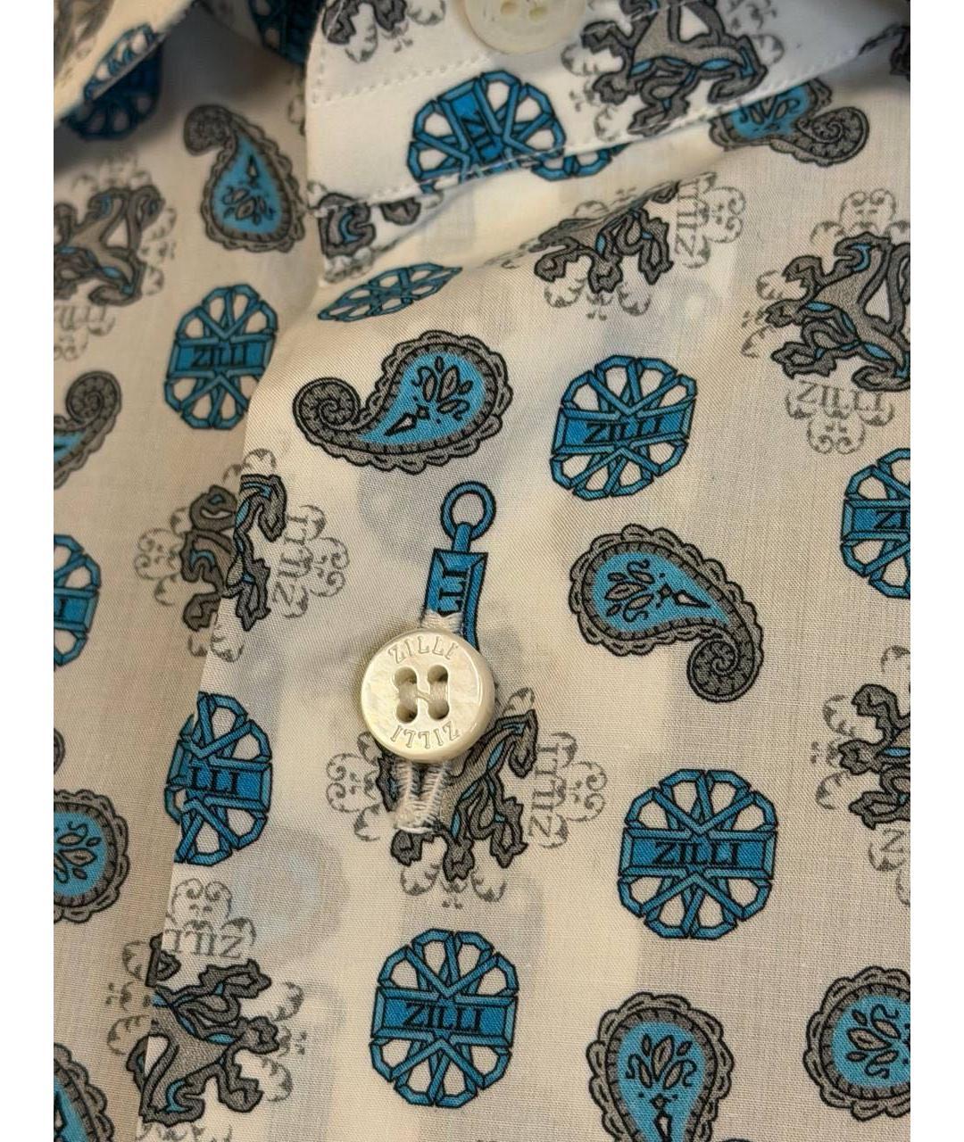 ZILLI Мульти хлопковая кэжуал рубашка, фото 5