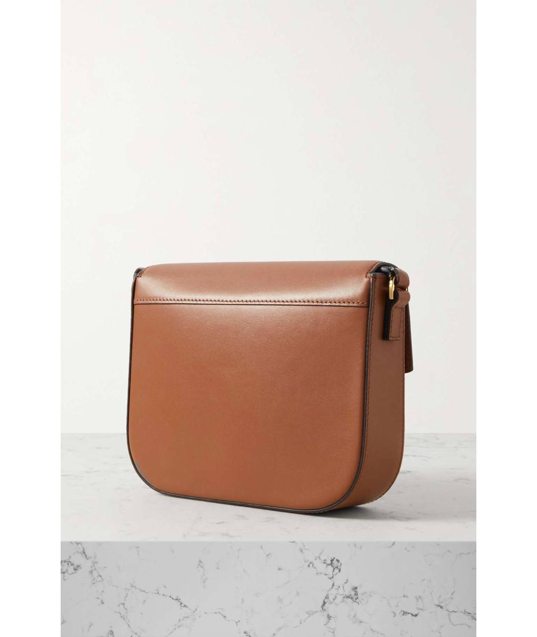 DEMELLIER Коричневая кожаная сумка через плечо, фото 4