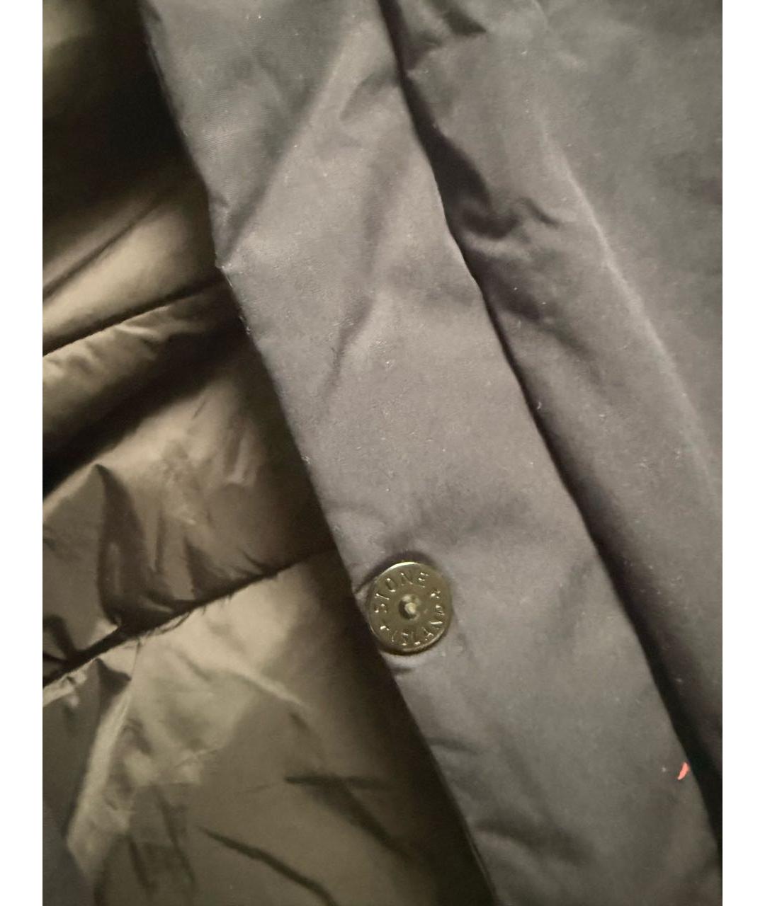 STONE ISLAND Темно-синий пуховик, фото 5