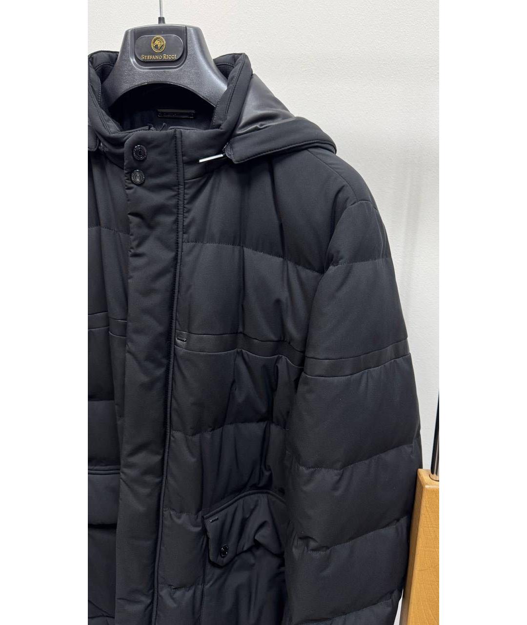 STEFANO RICCI Черная шерстяная куртка, фото 2