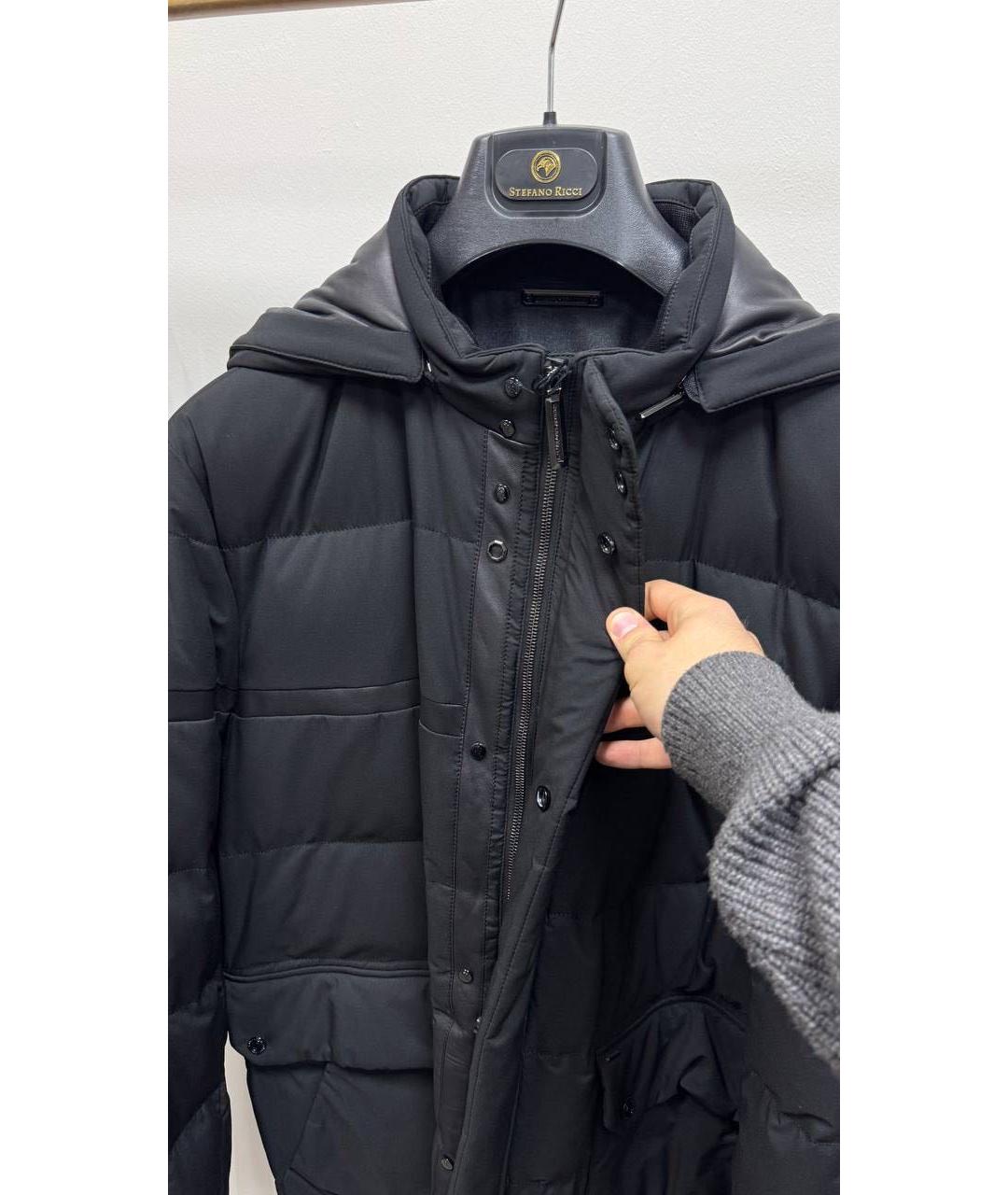 STEFANO RICCI Черная шерстяная куртка, фото 3