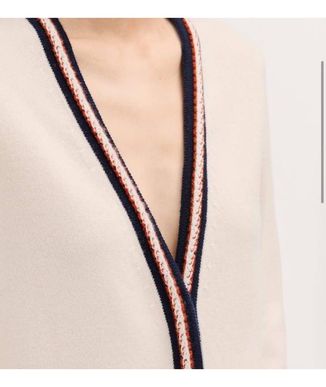 CHANEL Бежевый кашемировый кардиган, фото 3